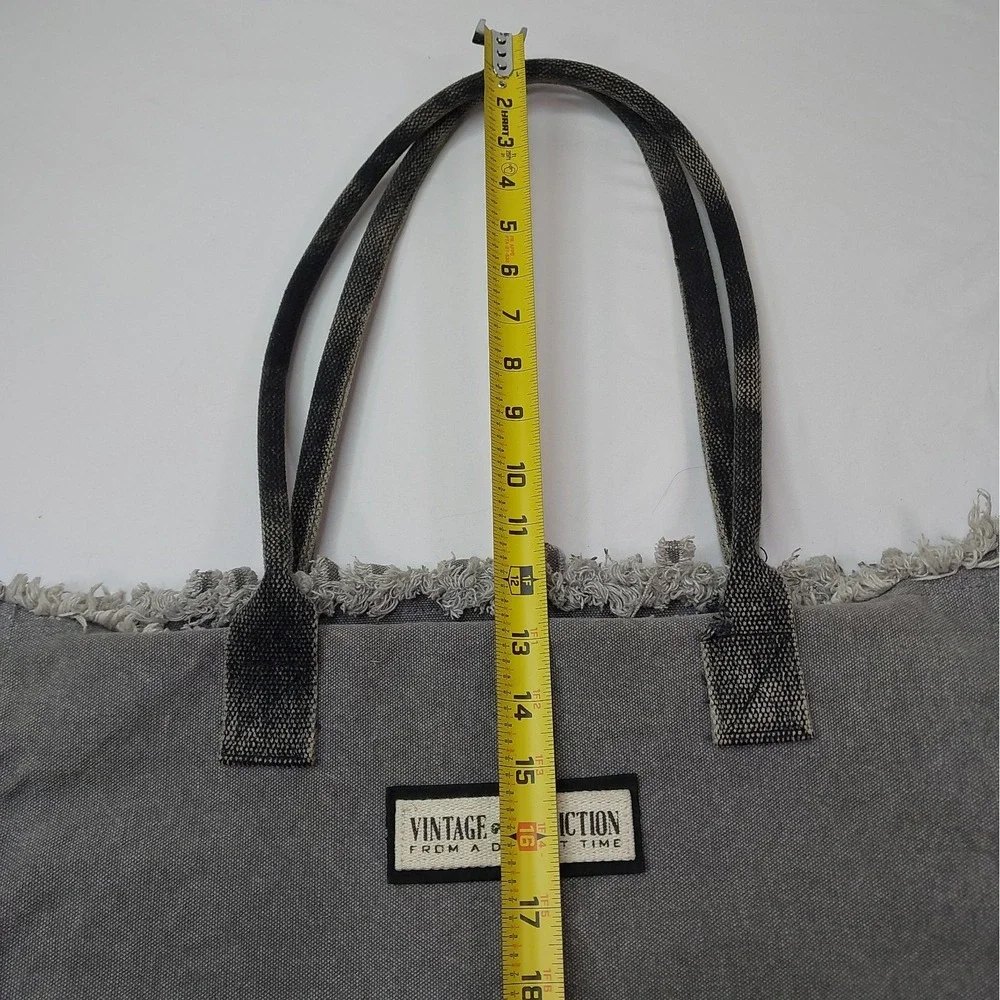 Vintage Addiction Boho Canvas Tote Bag 